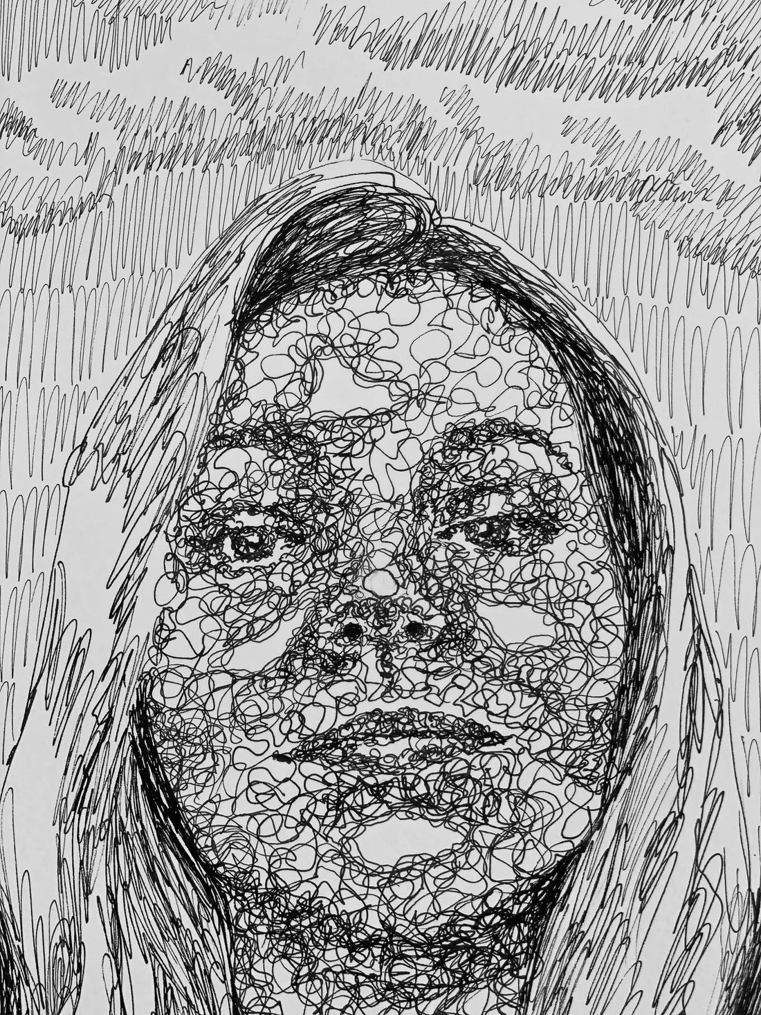 Myself in fineliner