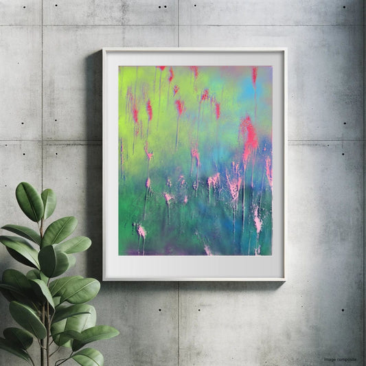 Vertigo in Green - Giclée Print