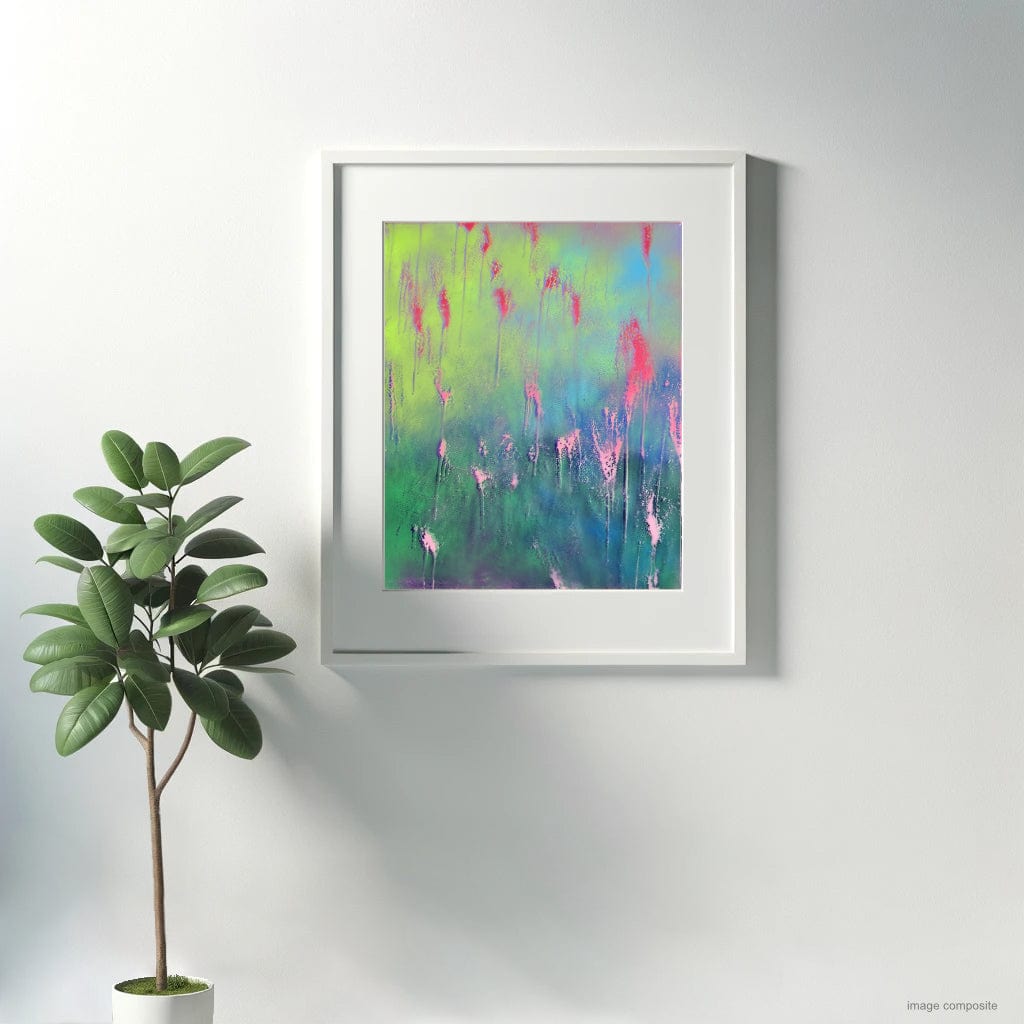 Vertigo in Green - Giclée Print