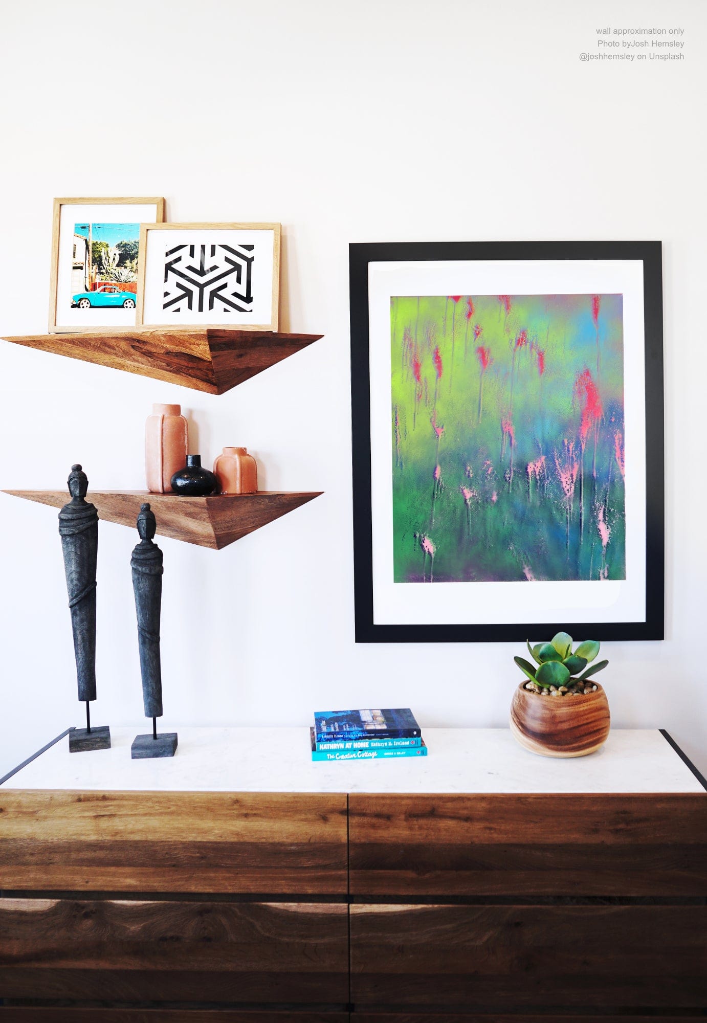 Vertigo in Green - Giclée Print